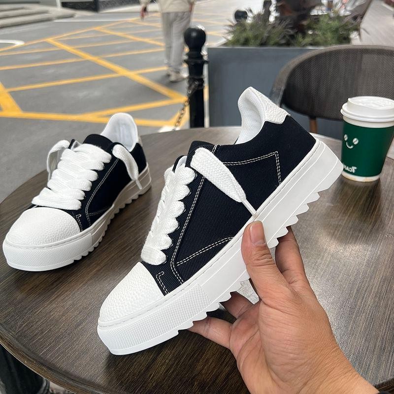 Men'S Shoes Height Increase - Zapatillas de lona versátiles de moda