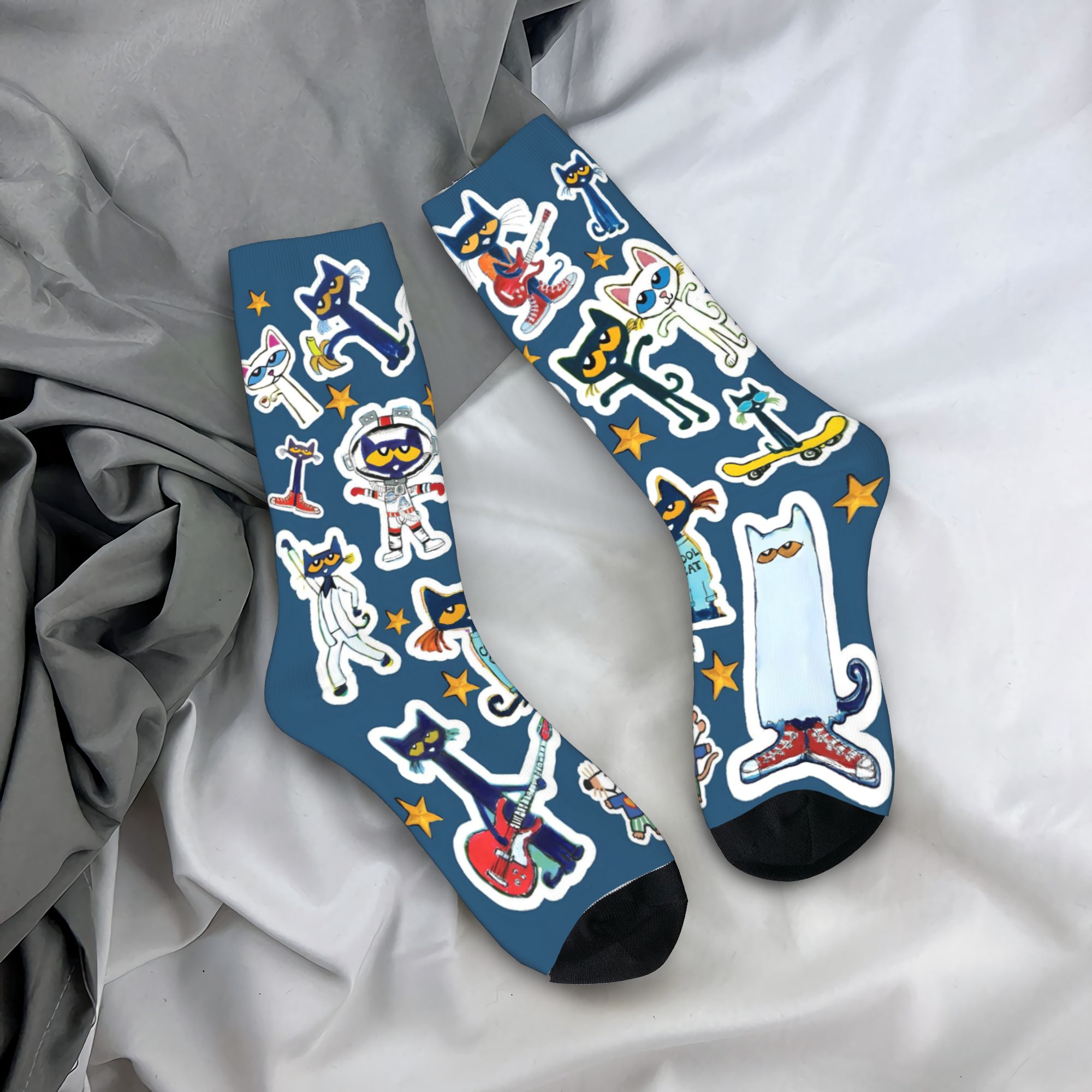 Men'S Shoes For Crews - Calcetines Pete The Cat I Love