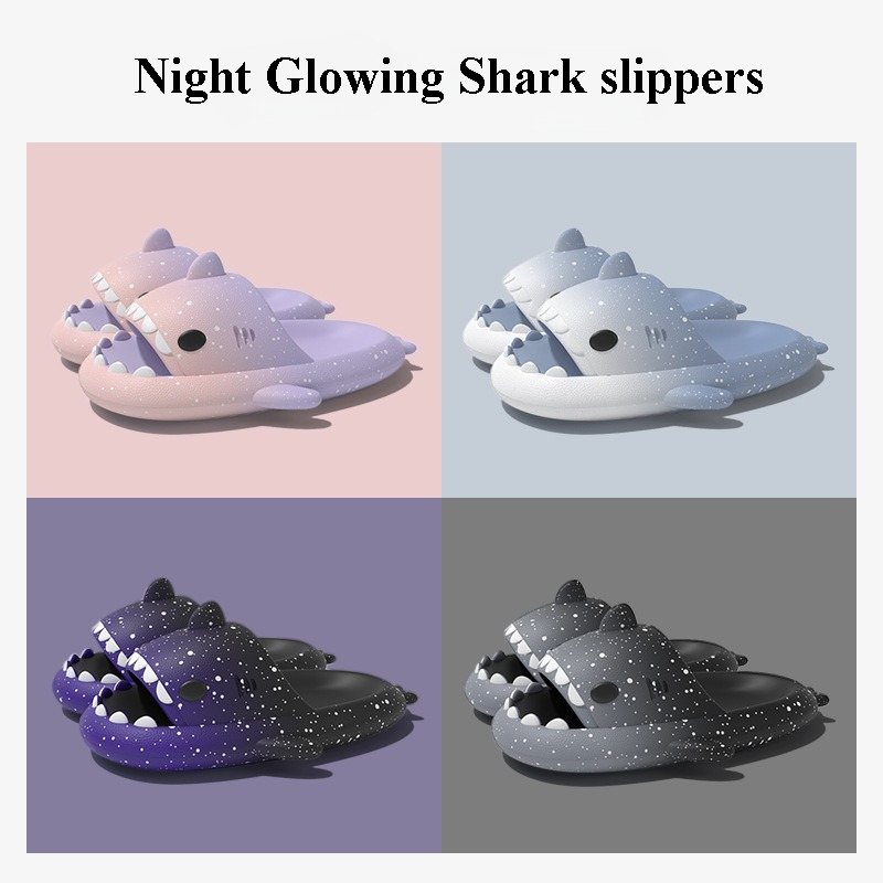 Men Shoes Size - Bonitas zapatillas de tiburón de dibujos