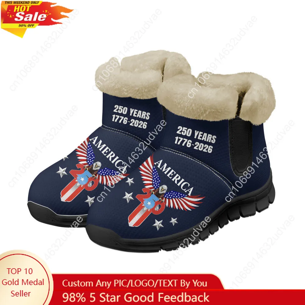 Men Shoes Black - Botas de felpa para hombre y