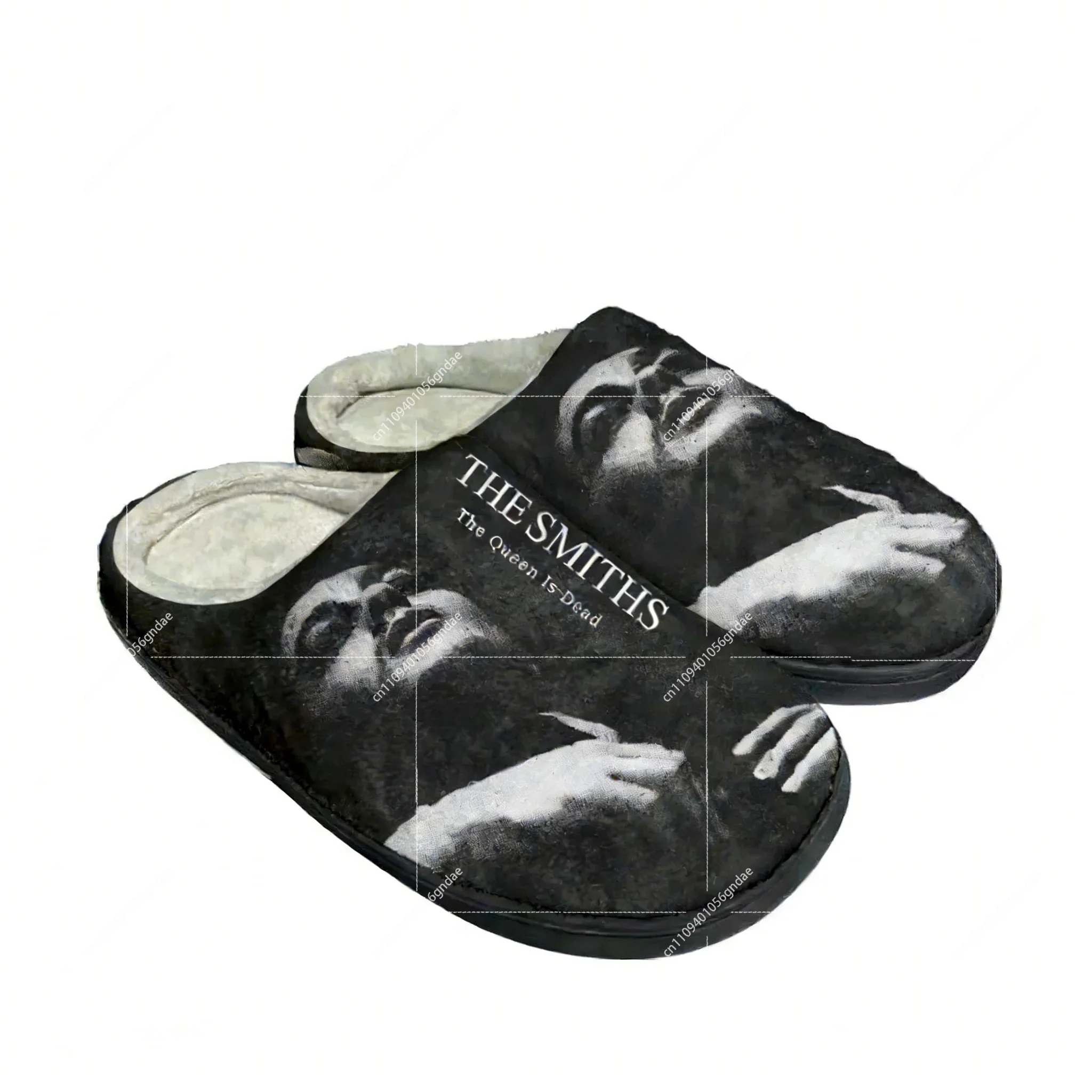 Men Shoes Black - Pantuflas personalizadas de algodón The Smiths