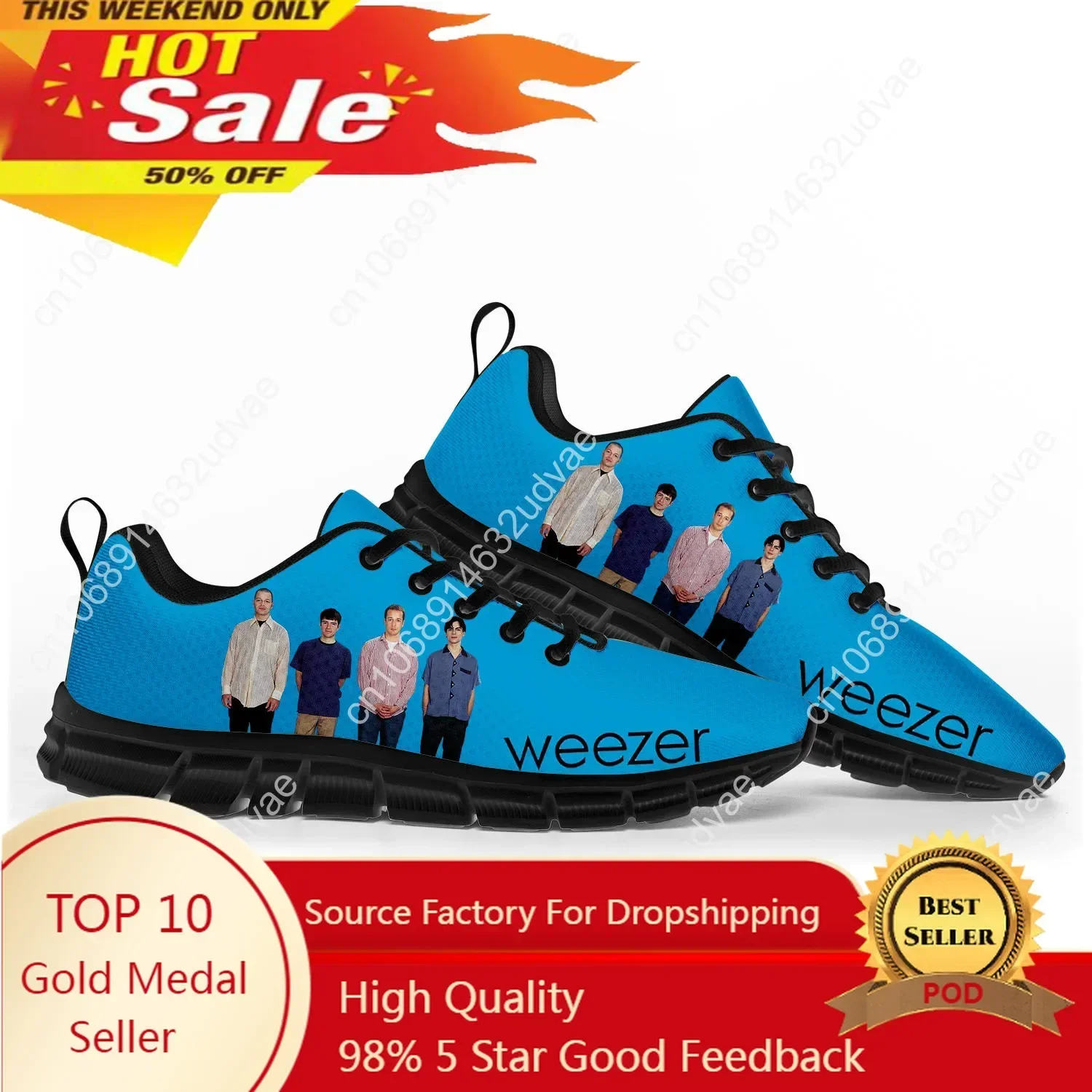 Men Shoes Black - Zapatos Deportivos Weezer para Hombre y