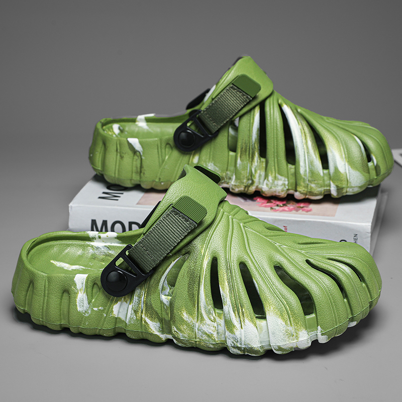 Men Shoes Eu To Us - Sandalias de camuflaje Monstera Deliciosa zapatillas