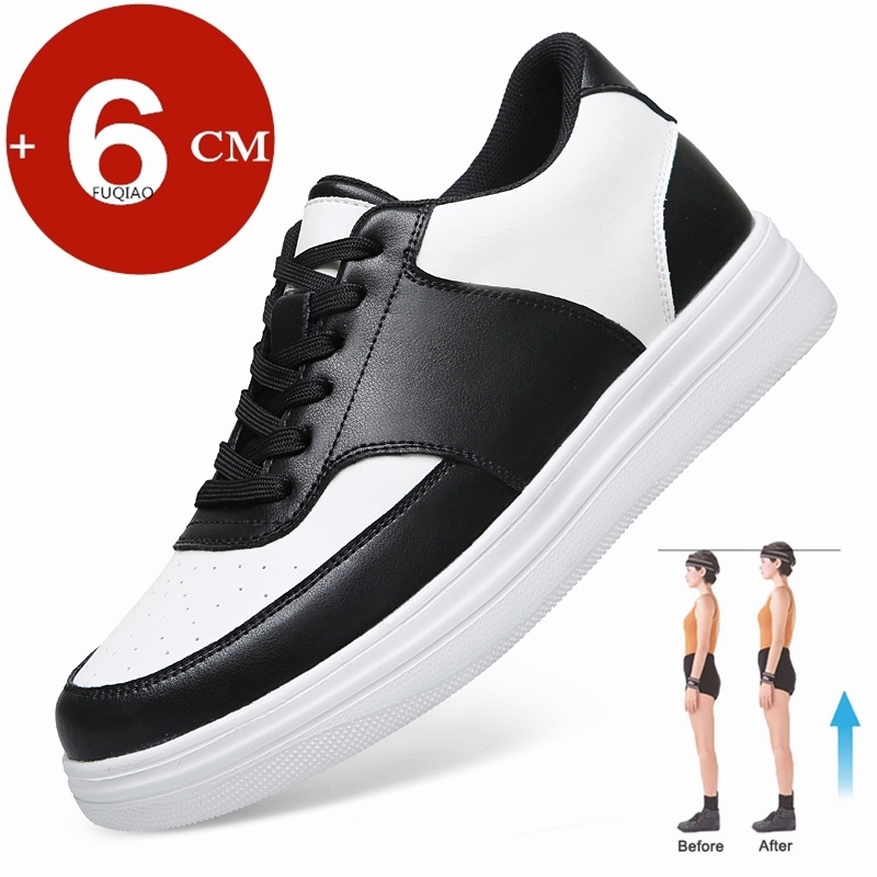 Men'S Shoes Height Increase - Zapatos deportivos informales de cuero Unisex