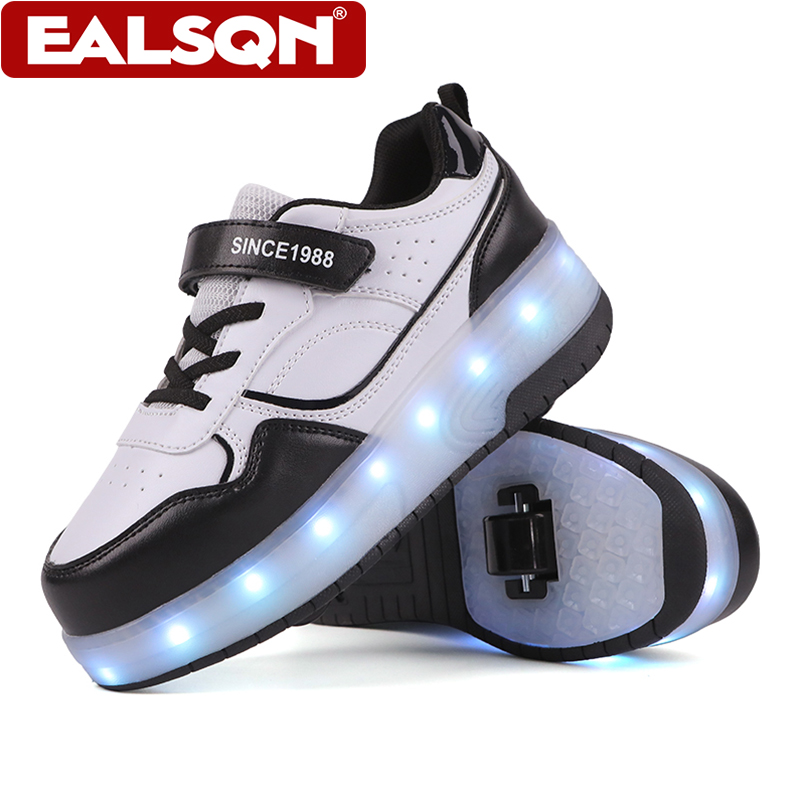 Men Shoes Size - Nuevos patines con ruedas LED para