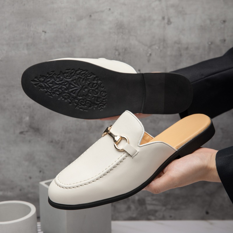 Men'S Shoes Black And White - Nuevos Mules de Diseño para Hombre,