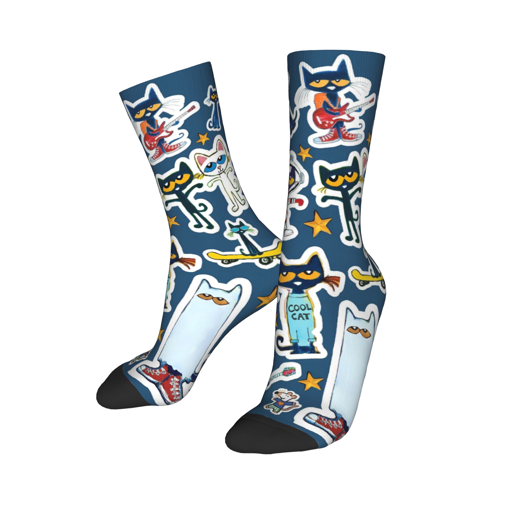 Calcetines Pete The Cat I Love - Men'S Shoes For Crews reseña y precio