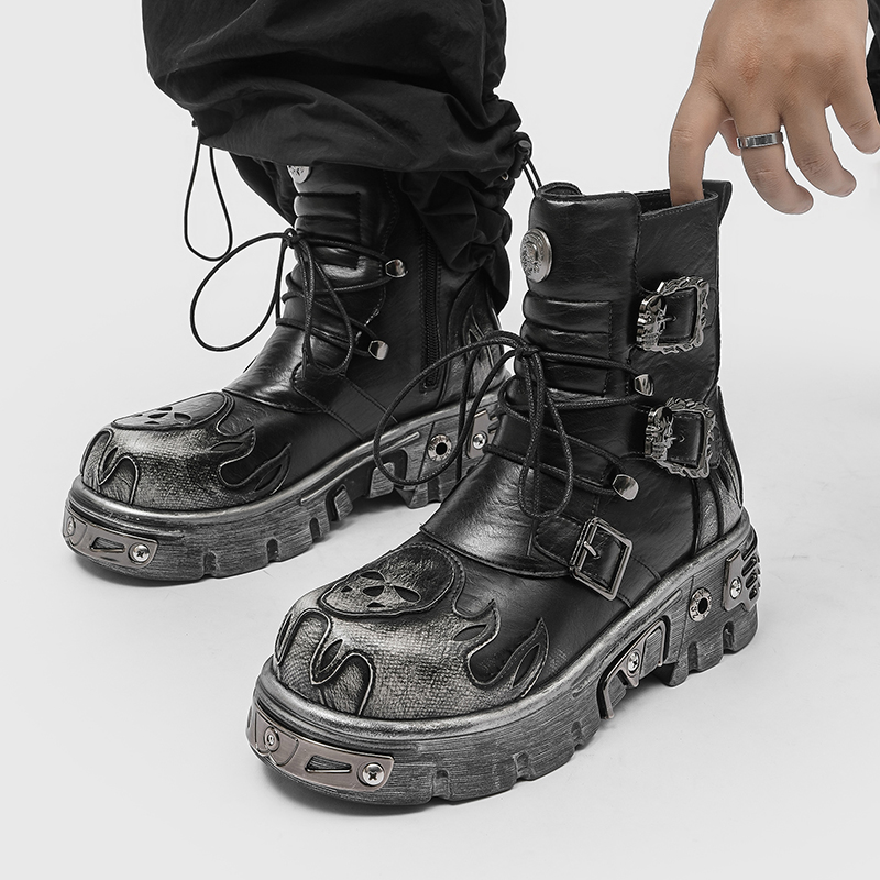 Botas de Motociclista para Hom - Men'S Shoes Height Increase reseña y precio