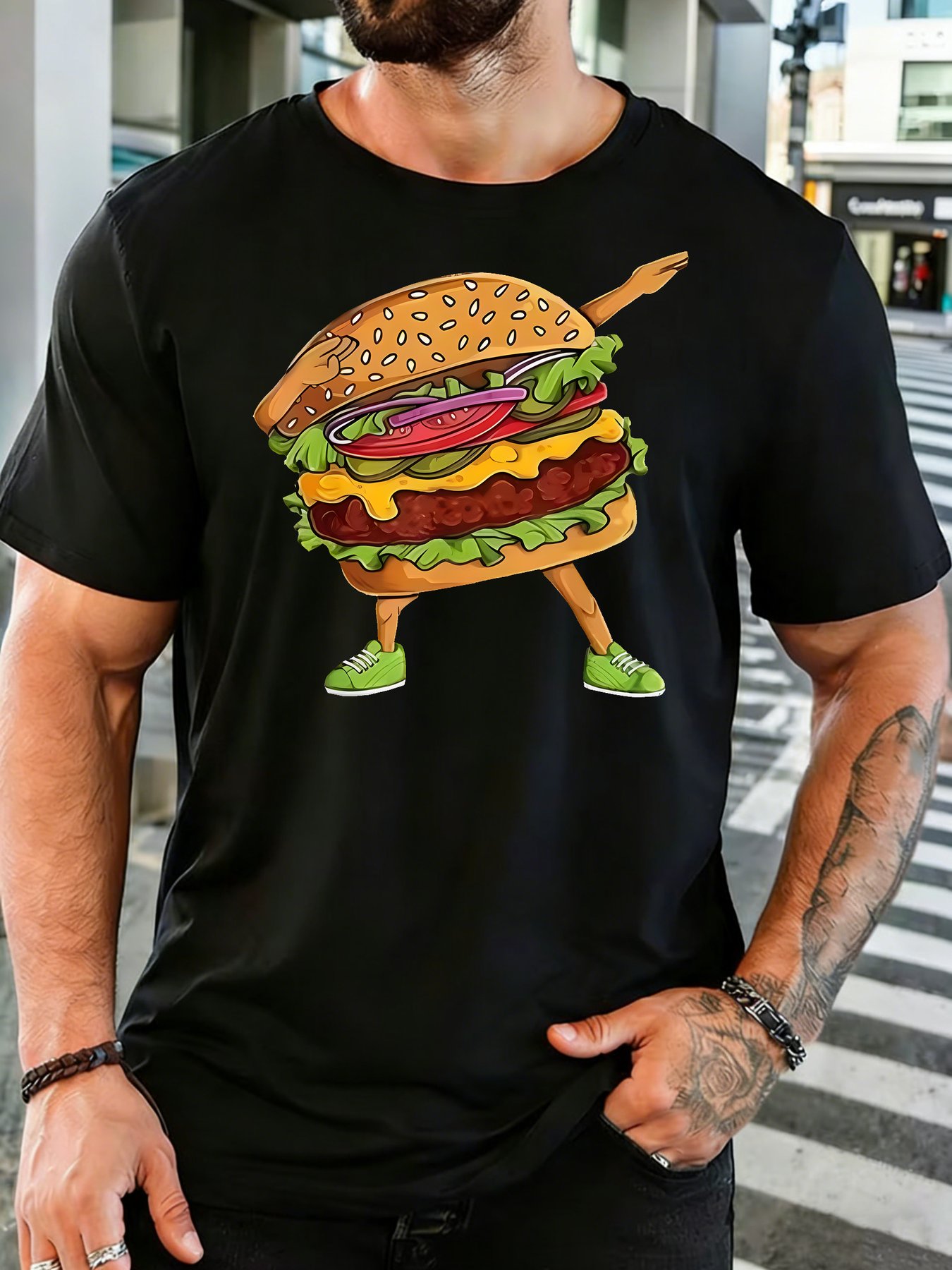 Camiseta de cuello redondo azu - Men'S Shoes For Crews reseña y precio