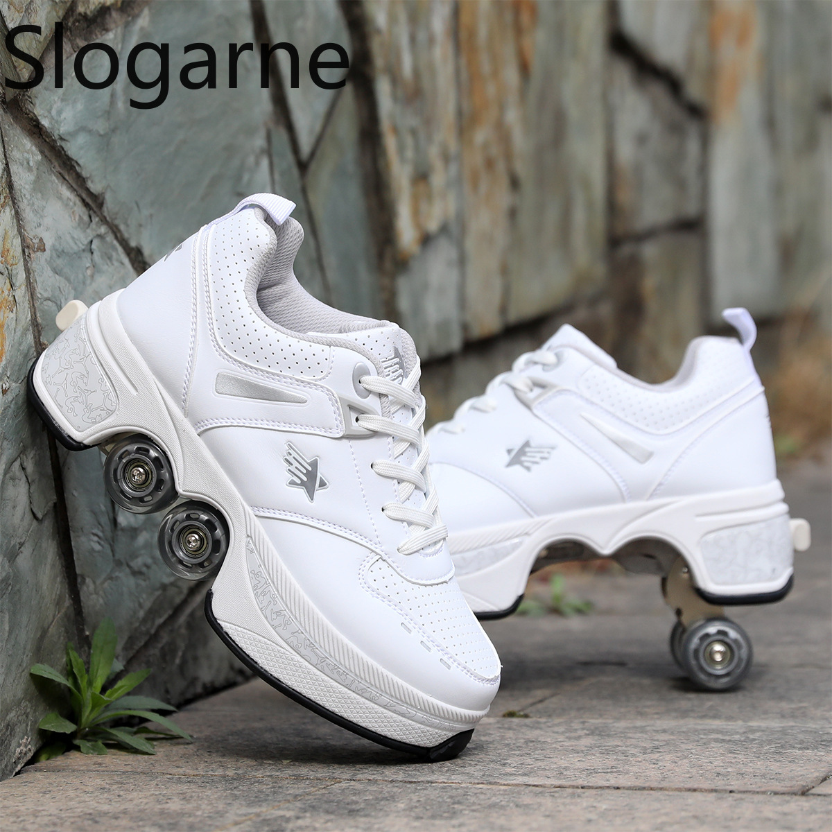 Zapatos de patines de 4 ruedas - Men Shoes Size reseña y precio