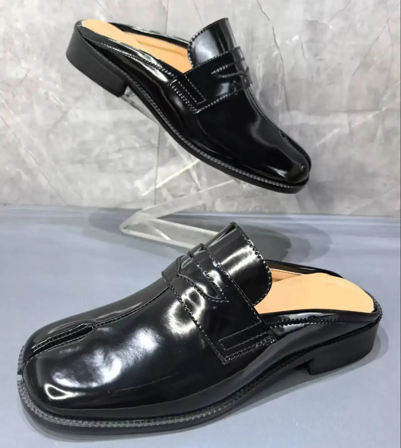 Zapatillas Tabi con punta divi - Men Shoes Black reseña y precio