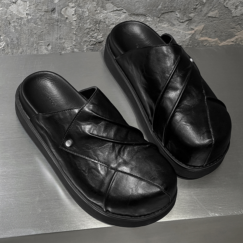 Nuevos Zapatos de Cuero para H - Men Shoes Black reseña y precio