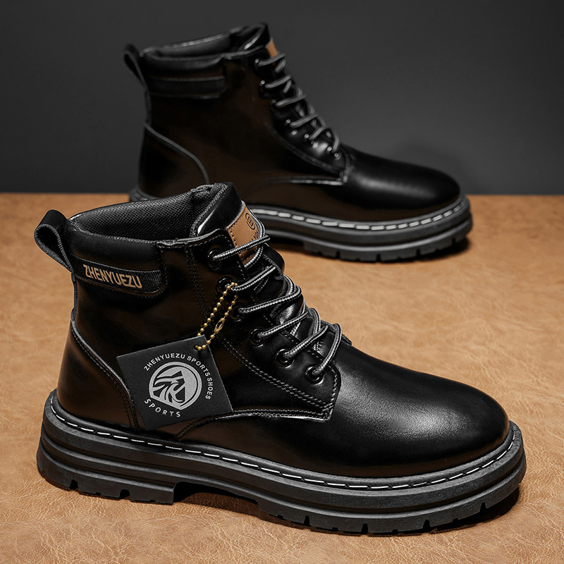 Botas Cortas Retro de Otoño e  - Men'S Shoes Height Increase reseña y precio