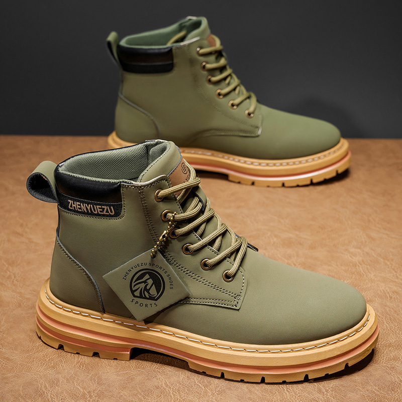 Botas Cortas Retro de Otoño e  - Men'S Shoes Height Increase reseña y precio