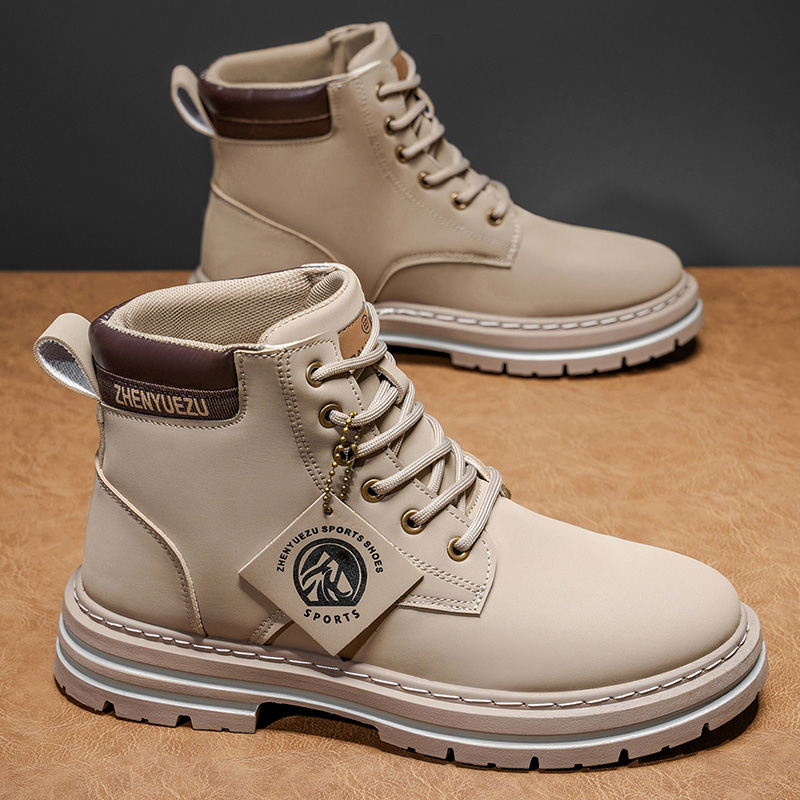Botas Cortas Retro de Otoño e  - Men'S Shoes Height Increase reseña y precio