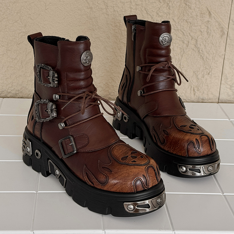 Botas de Motocicleta para Homb - Men'S Shoes Height Increase reseña y precio
