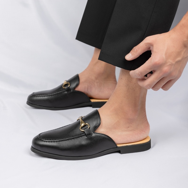 Nuevos Mules de Diseño para Ho - Men'S Shoes Black And White reseña y precio